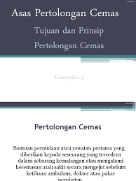 Modul 1 pengenalan · definisi · objektif pertolongan cemas · prinsip asas pertolongan cmeas · garis panduan asas pertolongan cemas · alatan kotak pertolongan cemas · praktikal : Tujuan Dan Prinsip Asas Pertolongan Cemas