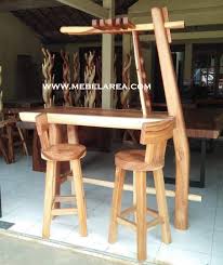 Kursi Meja Bar Trembesi Set Di 2020 Mini Bars Mebel Kursi Bar