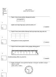1 tulis semula angka berikut ujian saringan matematik tahun 1. Top Pdf Ujian Pertengahan Tahun Matematik Tahun 1 123dok Com