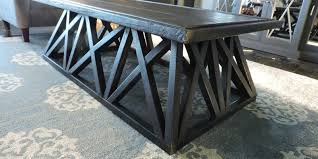 Kids loved it, but mom and dad are pooped! Remodelaholic 70 Restoration Hardware Inspired Trestle Door Coffee Table