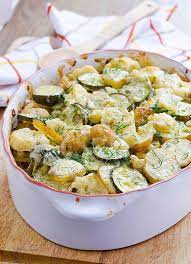 Ukrainian Zucchini Cauliflower And Potato Bake Ifoodreal Delicious Clean Eating Recipes Clean Eating Recipes Recipes Delicious Clean Eating