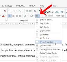 How To Put A Border Around Text In Word 2013 Solve Your Tech