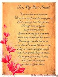 Happy Birthday Wishes For Best Friend Messages Happy Birthday Message For Best Friend Happy Birthday Quotes For Friends Happy Birthday Best Friend Quotes Birthday Poem For Friend