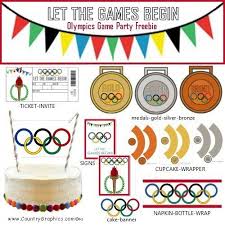 But the olympics ended with the americans in the usual position, on top of the olympic swimming medal table by a significant margin. Olympics Free Party Printable Country Graphics