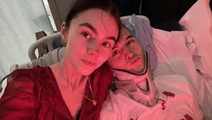 So thankful': How Kate Sylvester's paralysed son was saved from a pool by  his mate