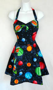 Outer Space Planet Dress Custom Size By Rebeccasdorkydesigns Space Dress Planet Dresses Dresses