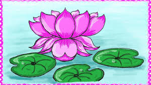 Drawing A Simple Lotus Flower How To Draw Lotus Drawing For Kids Lotus Flower Drawing Lotus Drawing Lotus Flower Art