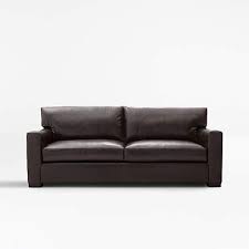 Beautifully crafted sofa sleeper leather available at extremely low prices. Axis Brown Leather Queen Sleeper Sofa Reviews Crate And Barrel