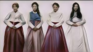 Rakyat korea menenun kain dengan rami dan tanaman ararut (arrowroot) serta beternak ulat para wanita memakai jeogori (semacam jas pendek) dengan dua pipa panjang diikat untuk membentuk otgoreum (simpul), rok dengan panjang dari pinggang sampai. Cara Buat Pola Baju Hanbok Korea Sederhana Oke Nih Dijadiin Eksperimen Paragram Id