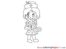 Doctor coloring pages go digital with us c9732c a. Girl Doctor Printable Coloring Sheets Download
