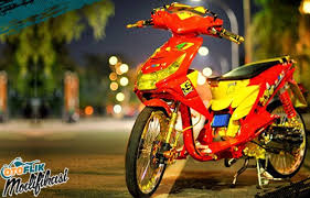 Motor drag beat warna hijau toska / motor drag bea. 250 Modifikasi Motor Matic Terkeren 2021 Honda Yamaha Suzuki Otoflik