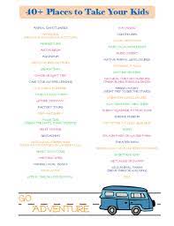 40 Fun Places To Take Kids Near Me Edventures With Kids Arts And Crafts Storage Business For Kids Arts And Crafts For Kids