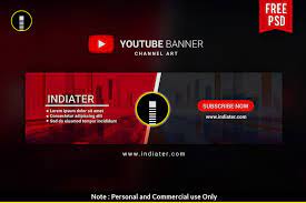 Youtube channel art template download free. Free Youtube Channel Banner Psd Template Youtube Banners Banner Template Photoshop Channel Banner