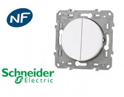 Poussoir Interrupteur Va Et Vient Schneider Odace Interrupteur Va Et Vient Chez Bis Electric