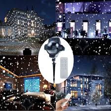 Snowfall Projector Fairy Light Christmas Snowflake Projection Wedding Remote Tofu Outdoor Projector Christmas Projector Christmas Light Projector