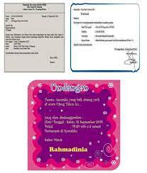 Buatlah surat undangan setengah resmi dengan dihiasi lukisan. Contoh Undangan Setengah Resmi Guru Paud