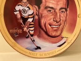 Heritage Legends of Hockey MILT SCHMIDT Limited Edition Plate