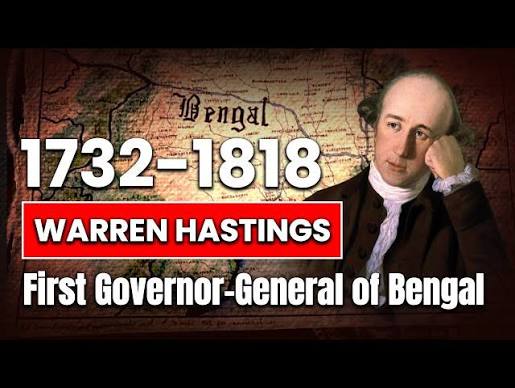 Warren Hastings | First Governor General of Bengal | 1732 - 1818 | History | Biography | IAS Origin - YouTube