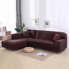Shop zin home's luxury leather sectional sofas and upholstered sectionals on sale. Sofa Slipcovers Home 18pcs Elastic Polyester All Inclusive Universal Sectional Sofa Slipcover For L Shape Couch 2 Pcs Sofa Couch Cover With 16pcs Foam Roller Foonee L Shape Sofa Covers L Shape 3 3 Seats