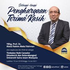 Abdul rashid pernah menjadi juruteknik pertanian dan pegawai perkembangan persatuan peladang pahang. à¦Ÿ à¦‡à¦Ÿ à¦° Usim Official Setinggi Tinggi Penghargaan Dan Terima Kasih Daripada Seluruh Warga Universiti Buat Ybhg Prof Dr Abdul Rahim Abdul Rahman Atas Segala Jasa Dan Khidmat Sebagai Timbalan Naib Canselor Akademik Dan Antarabangsa