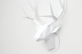 There are many kinds of animals and there are many ways to categorize them. Stylische Jagdtrophae Diy Handmade Kultur 3d Origami Anleitung 3d Papierkunst 3d Papier Handwerk