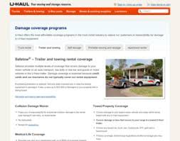 Car hauler insurance must meet the unique exposes car hauler face. U Haul Safetow Damage Coverage Trailer And Towing U Haul