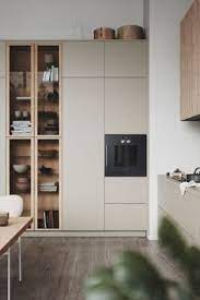 Natural wood cabinets are usually a light wood, like pine or oak, and left unstained or relatively unfinished. Gaggenau Gaggenau Profile Pinterest