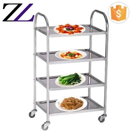 Food And Beverage Service Equipment Stainless Steel 4 Tier Restaurant Aircraft Buffet Catering Food Serving Cart Trolley - Buy Product on Alibaba.com