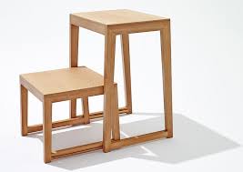 In Good Sixay Tradition This Latest Addition To Our Theo Line Of Furniture Is Smart Light Practical And Fi Wood Step Stool Stool Woodworking Plans Step Stool