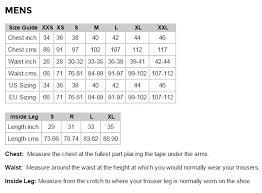 Craghoppers Size Guide