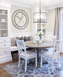This bench is mostly decorative with the intent to be used as a small coffee or side table. You Have Room For Bench And Built Ins In Your New Dining Room Not Table Like This Though Dining Room Small Farmhouse Dining Room Dining Room Design