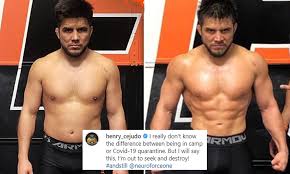 Check spelling or type a new query. Henry Cejudo Shows Off Incredible 12 Week Transformation After Lockdown Training Camp For Ufc 249 Daily Mail Online