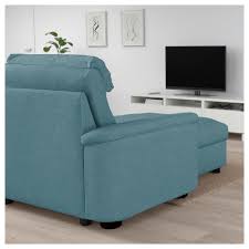 Lidhult Sofa With Chaise Gassebol Blue Gray Ikea Sofa Back Cushions Chaise Sofa Bed