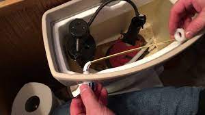Toilet cistern, if the bowl is not overfilling what you describe should not be a problem. How To Replace A Toilet Flush Lever Handle Youtube