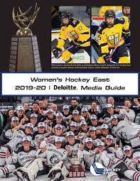 2019-20 Deloitte Hockey East Women's Media Guide by Hockey East Association 