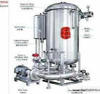 Diagram of HTHP yarn package dyeing machine