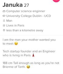 I believe in making the impossible possible because there's no fun in giving up. What Is The Best Tinder Bio For Guys Quora