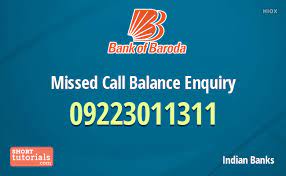 Bank of baroda online banking facilitates customers to make financial transactions easily at the comfort of their home or offices once they have bank of baroda internet banking provides a comprehensive range of online transactions and information that can help you better manage your. Bank Of Baroda Bob Balance Enquiry Missed Call Number