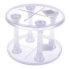 Maybe you would like to learn more about one of these? 17 Wilton Crystal Look Round Separator Plate Cake Pillars Pillar Decorations Cake Plates
