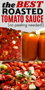 How To Make Roasted Tomato Sauce No Skinning Needed Recipe In 2020 Fresh Tomato Recipes Roasted Tomato Sauce Tomato Recipes