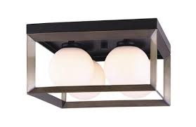 Menards® offers stylish lighting fixtures for every room in your home, in any style you can imagine. Patriot Lighting Ottilee Matte Black And Gold 4 Light Flush Mount Ceiling Light At Menards