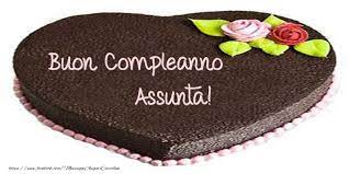 Torta Di Buon Compleanno Assunta Cartoline Di Compleanno Con Nome Assunta Cartolineconnomi Com