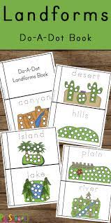 Pretty soon, they'll be counting, reciting their letters, and sorting their toys by color or shape. Free Do A Dot Landforms For Kids Worksheets