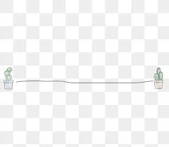 Hand Painted Cactus Dividing Line Handbook Dividing Line Hand Drawn Dividing Line Plant Dividing Line Creative Minimalist Dividing Line Decorative Pattern Pn How To Draw Hands Text Dividers Line Doodles