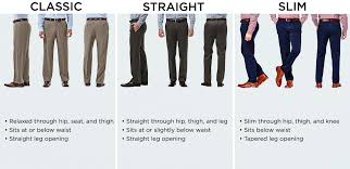 Size Chart Mens Clothing Size Chart Haggar