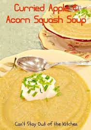 Curried Apple And Acorn Squash Soup Recipe Acorn Squash Acorn Squash Soup Squash Soup