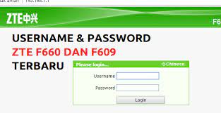 If you are still unable to log in, you may need to reset your router to it's finding your zte router's user name and password is as easy as 1,2,3. Username Dan Password Indihome Modem Zte F660 Dan F609 Terbaru