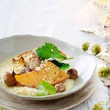 Potiron Grille Et Puree Au Celeri Rave Celerie Rave Potiron Alimentation