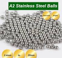 A2 Stainless Steel Balls Solid Round Beads Diameter 0.4mm to 22mm Optional