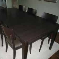 Enjoy family mealtime at a 8 seat dining table. Crate Barrel Madison Dining Table And Chairs 4 Apartment Therapy S Bazaar